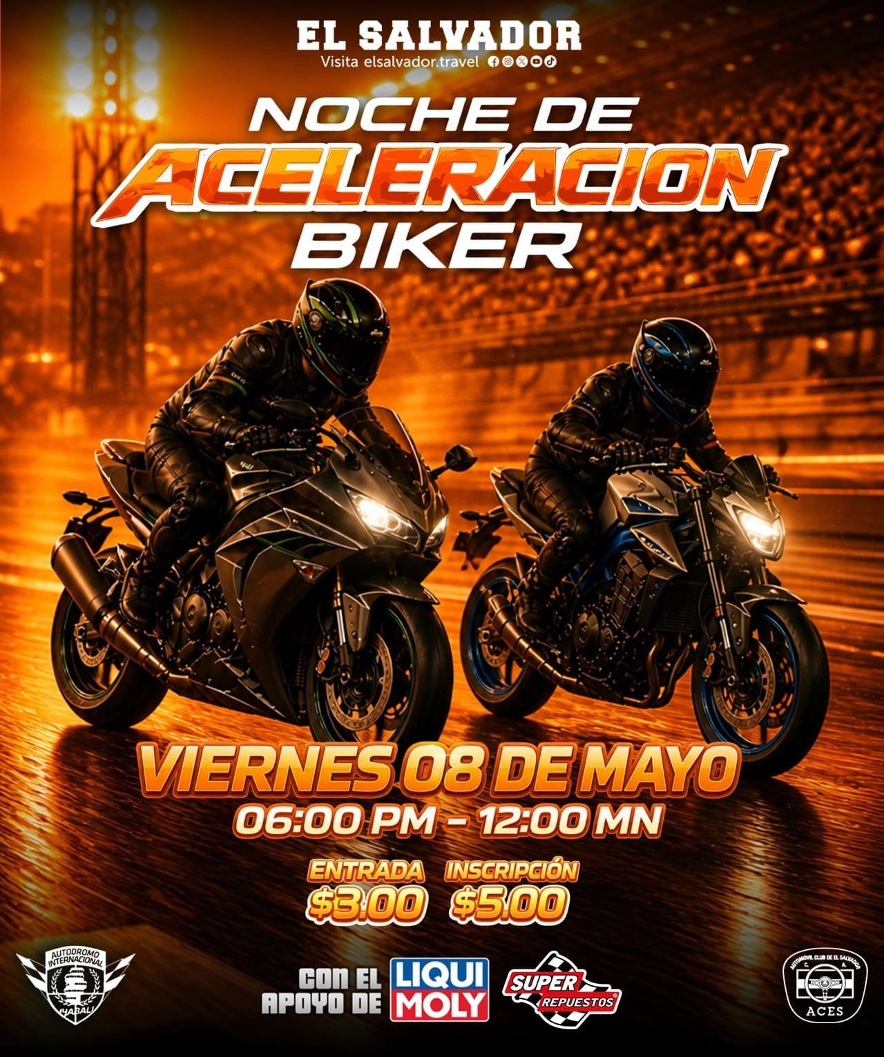9a Edición de Noche de Aceleración Biker 2026