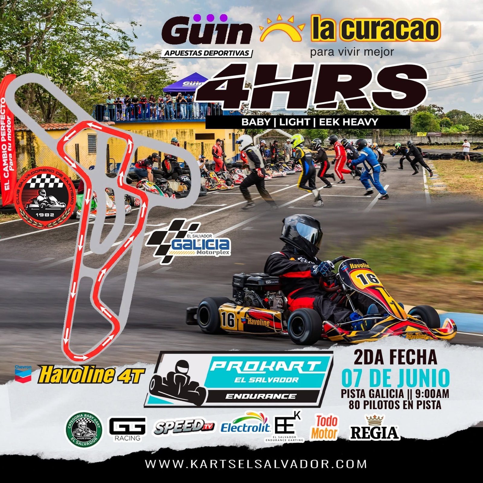 PROKART El Salvador Endurance – 2da Fecha